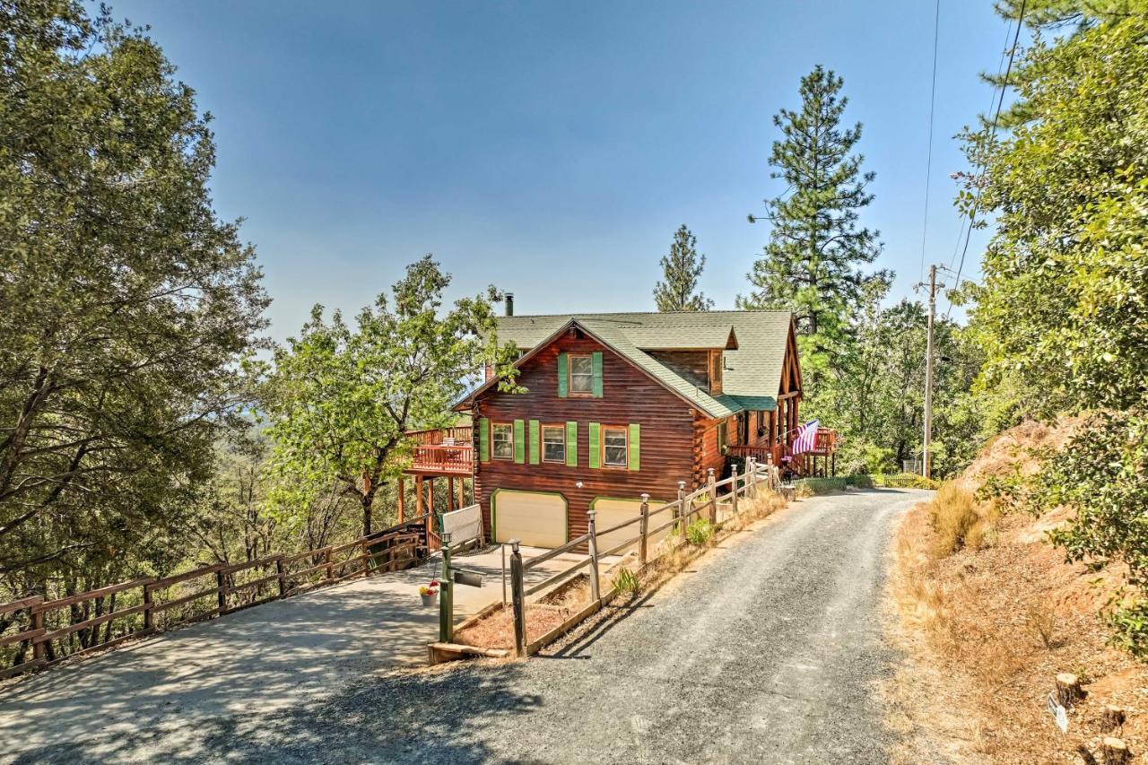 Stunning Log Cabin With Great Views, Firepit, Deck Near Twain Hart Sonora Exterior foto