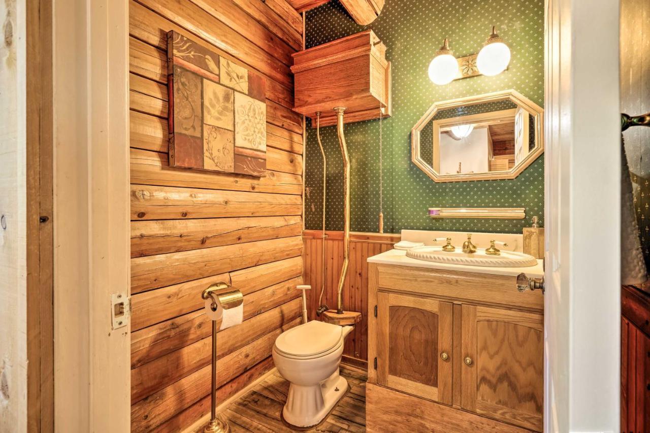 Stunning Log Cabin With Great Views, Firepit, Deck Near Twain Hart Sonora Exterior foto