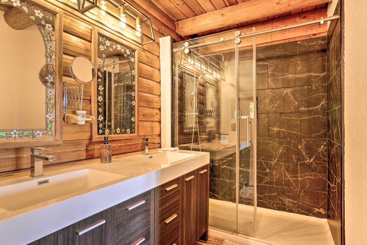 Stunning Log Cabin With Great Views, Firepit, Deck Near Twain Hart Sonora Exterior foto
